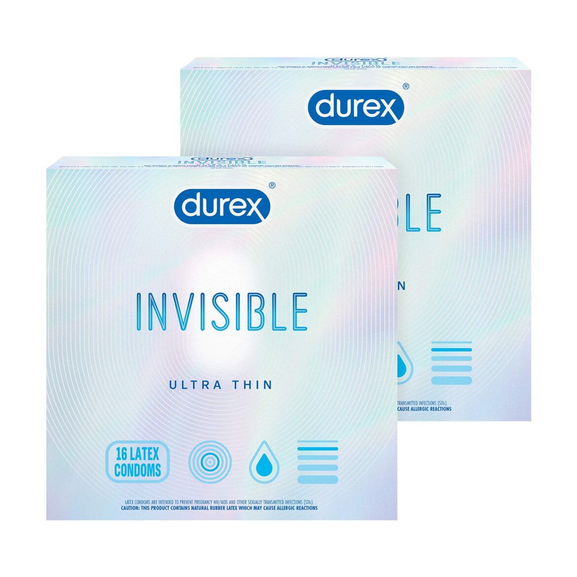 Durex Invisible Ultra Thin Prezervatyvai